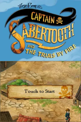 Captain Sabertooth and the Trials by Fire (Europe) screen shot title